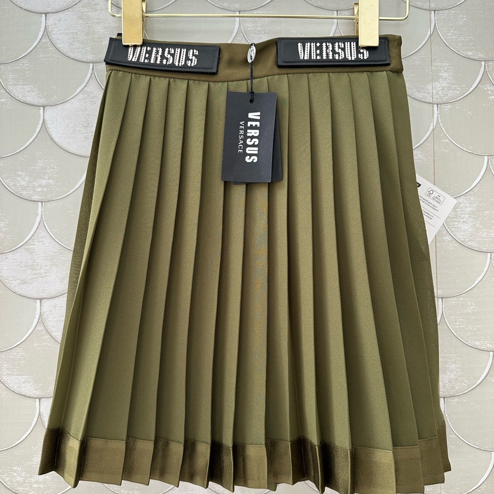 Versus Versace Pleated Mini Skirt NWT